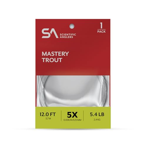 Scientific Anglers Mastery Trout Leader - size: 6X 1-Pack