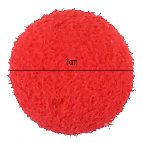 Yctze 30 Pack Carp Fishing Foam Up Soft Pellets Baits | 10/12mm Size | HighQuality Floating Lures for Effective Carp Catching (Red Strawberry Flavor 10MM)