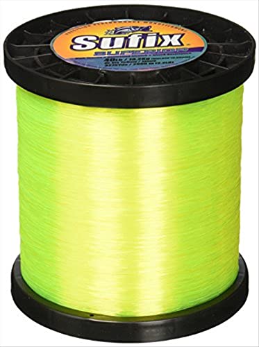 Sufix Superior Spool Size Fishing Line - color: hi-vis yellow