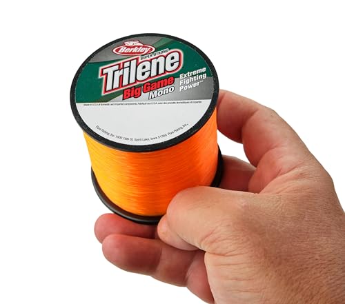 Berkley Trilene Big Game Monofilament Fishing Line - color: Blaze Orange, size: 1175yd, style: 12lb Test