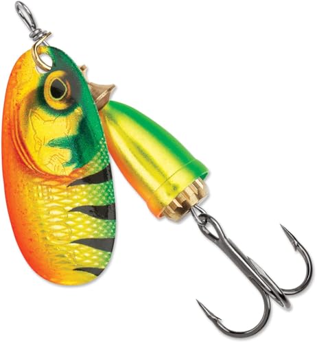 BLUE FOX Classic Vibrax, Inline Spinner Lure for Trout Bass Walleye and Salmon Premium Fishing Spinner - color: Gilded Firetiger, size: 1
