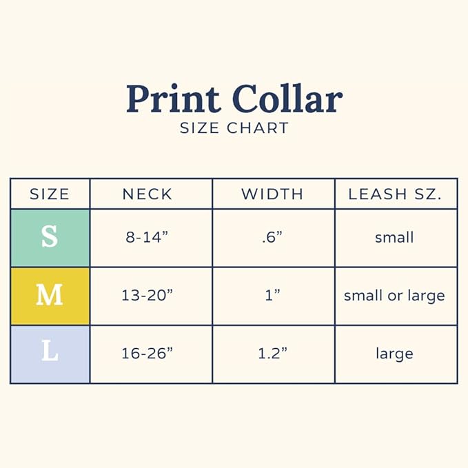 Lucy & Co. Silly Goose Dog Collar, Adjustable Durable Dog Collar with Cute Print, Medium