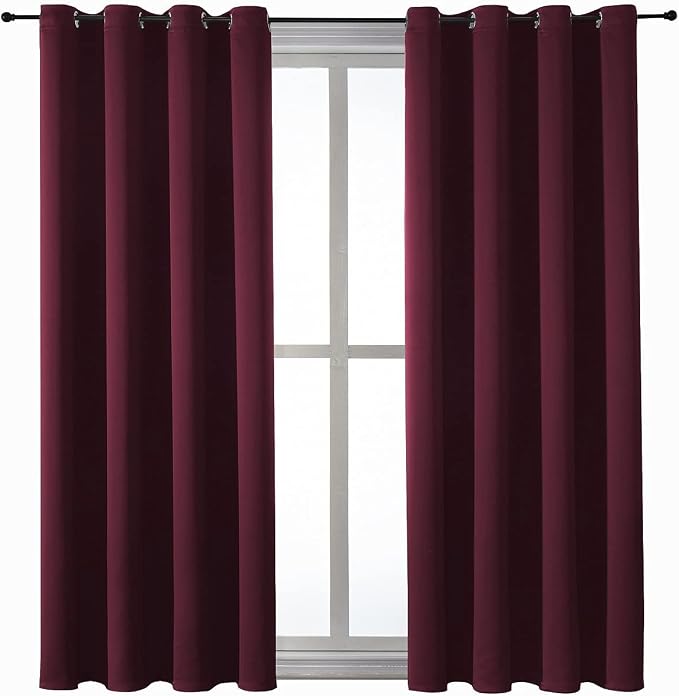ChrisDowa Grommet Blackout Curtains