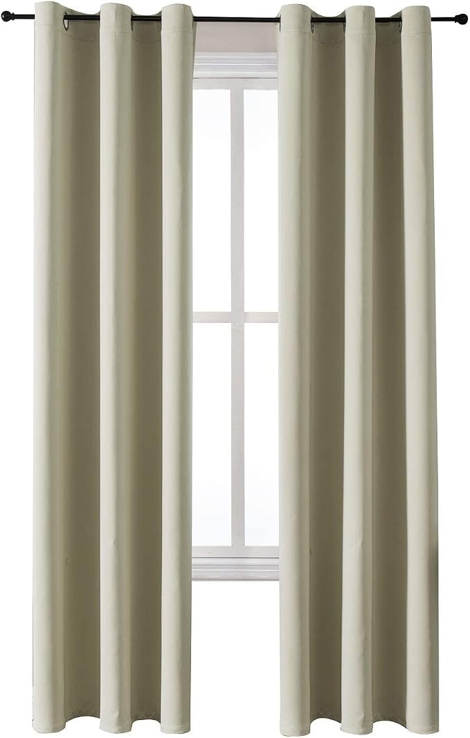 ChrisDowa Grommet Room Darkening Curtains