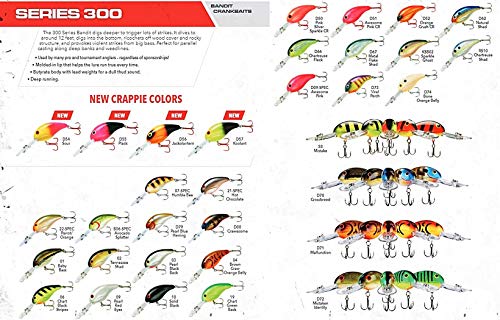 Bandit Lures BDT3D Series 300 - color: Orange Crush CR