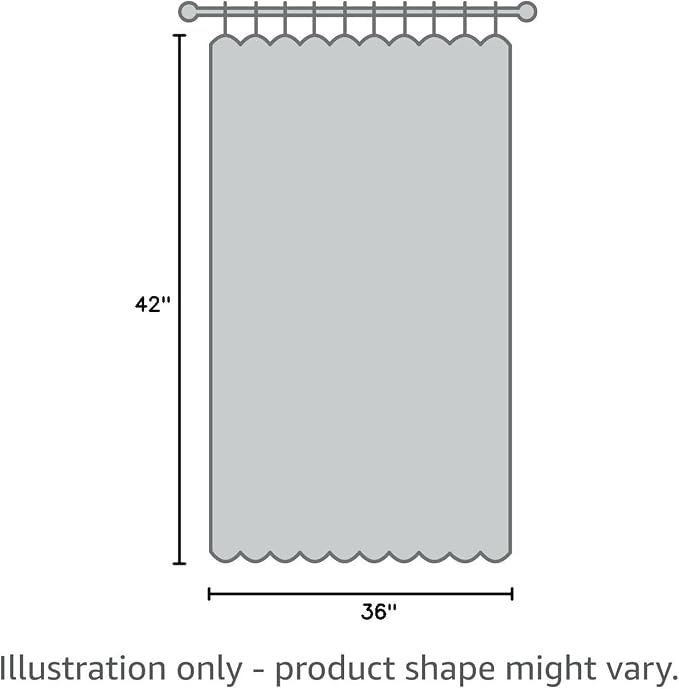 RYB HOME Blackout Curtains for Bathroom