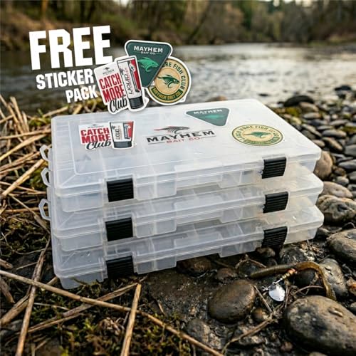 Liquid Mayhem Pike & Musky Fish Attractant Gel 60 ml / 2 oz · 60 Uses – Real Pike & Musky Bait & Aminos | UV-Enhanced Long-Lasting Gel – All Lure Types - size: 3-Pack