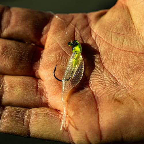 6th Sense – Clobber Minnow 2" – Soft Plastic Minnow – Crappie/Panfish Fishing – FFS Sonar Bait – (12 per Pack) Made in the USA - color: Monkey Milk