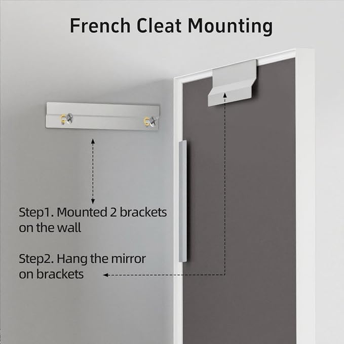 36x30 Inch White Bathroom Mirrors