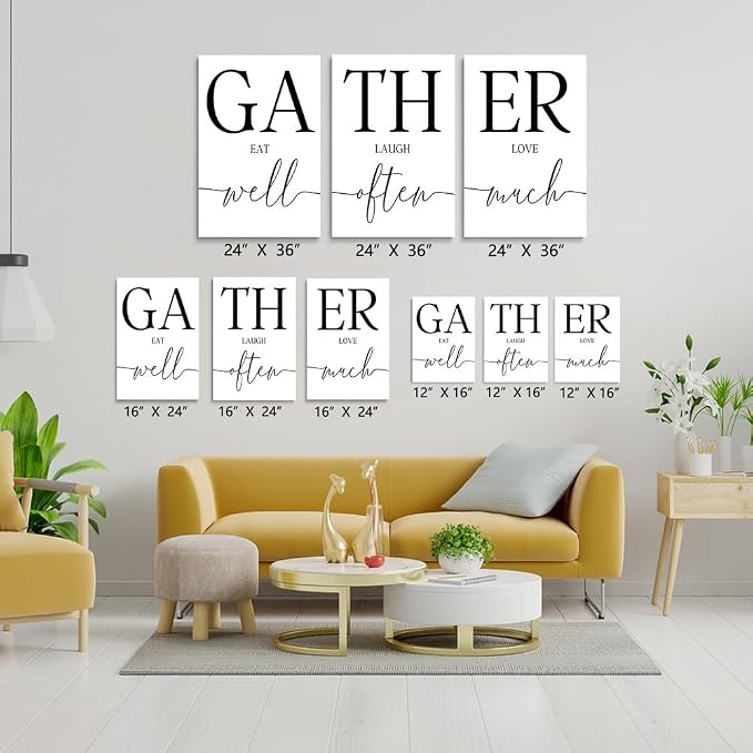 GUBIYU Rustic Farmhouse Wall Art Set of 3