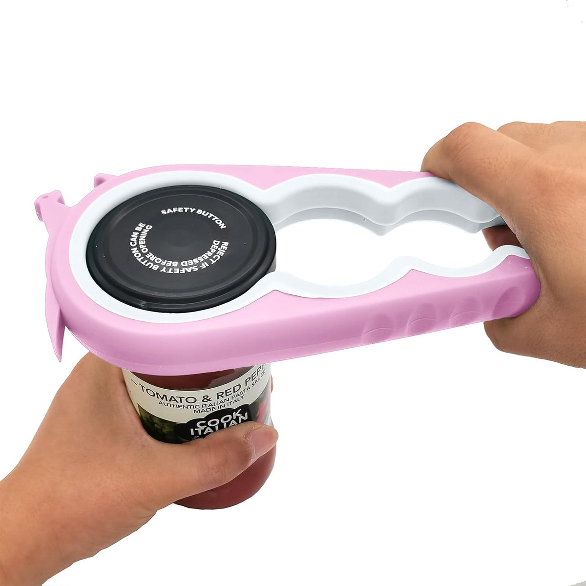 Otstar Jar Opener Bottle Opener and Can Opener for Weak hands, Seniors with Arthritis and Anyone with Low Strength, Mutil Jar Opener Get Lids Off Easily (Blue and Grey)