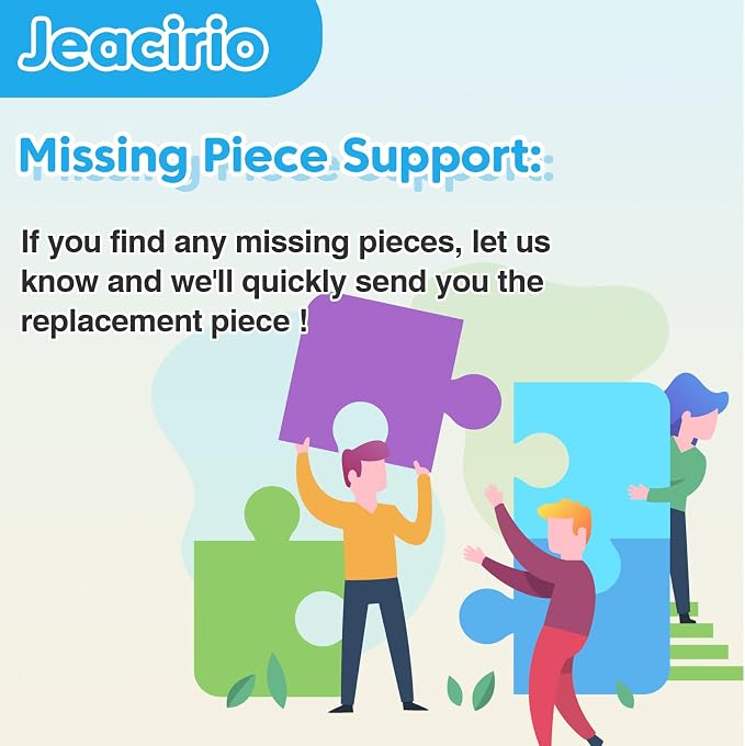 Jeacirio 4 Pack 100 Piece Puzzles for Kids Ages 4-6, 6-8, 8-10, Cute Animal Jigsaw Set with Rabbits, Kittens, Bears & Puppy Friends, Large Piece Gift Set with Posters and Storage Bags