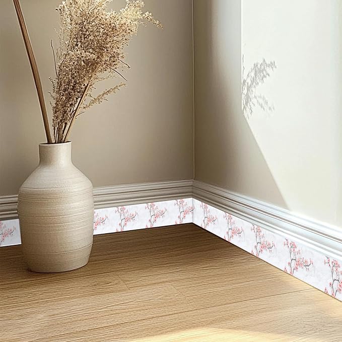 HOMETITUTE Wallpaper Border Peel and Stick Decorative Wall Trim Self Adhesive