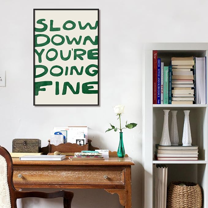 Daily Reminder Positive Canvas Wall Art, Positive Affirmations Wall Decor