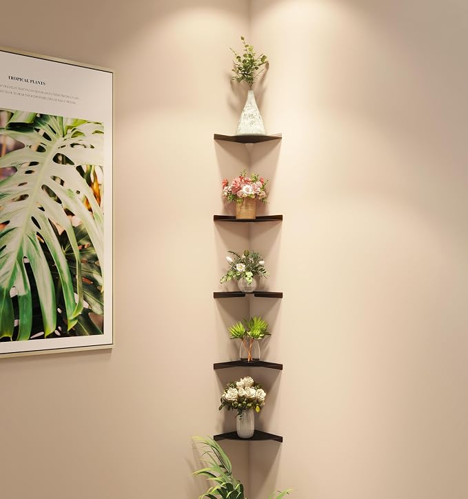 Corner Shelf, 3.0mm Aluminum Alloy Corner Shelf wall Mounted,