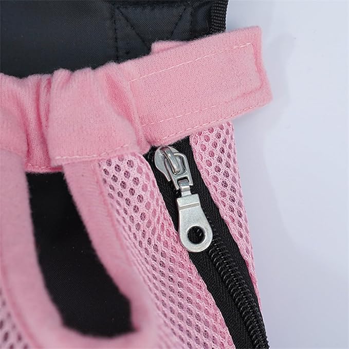 Portable Pet Carrier Backpack, Adjustable Pet Front Cat Dog Carrier Backpack Travel Bag for Small Medium Dogs Cats Puppies, Cat Backpack Carrier for Hiking Cycling (G, M)