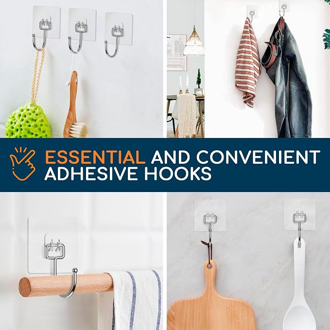 GLUIT Adhesive Large Wall Hooks