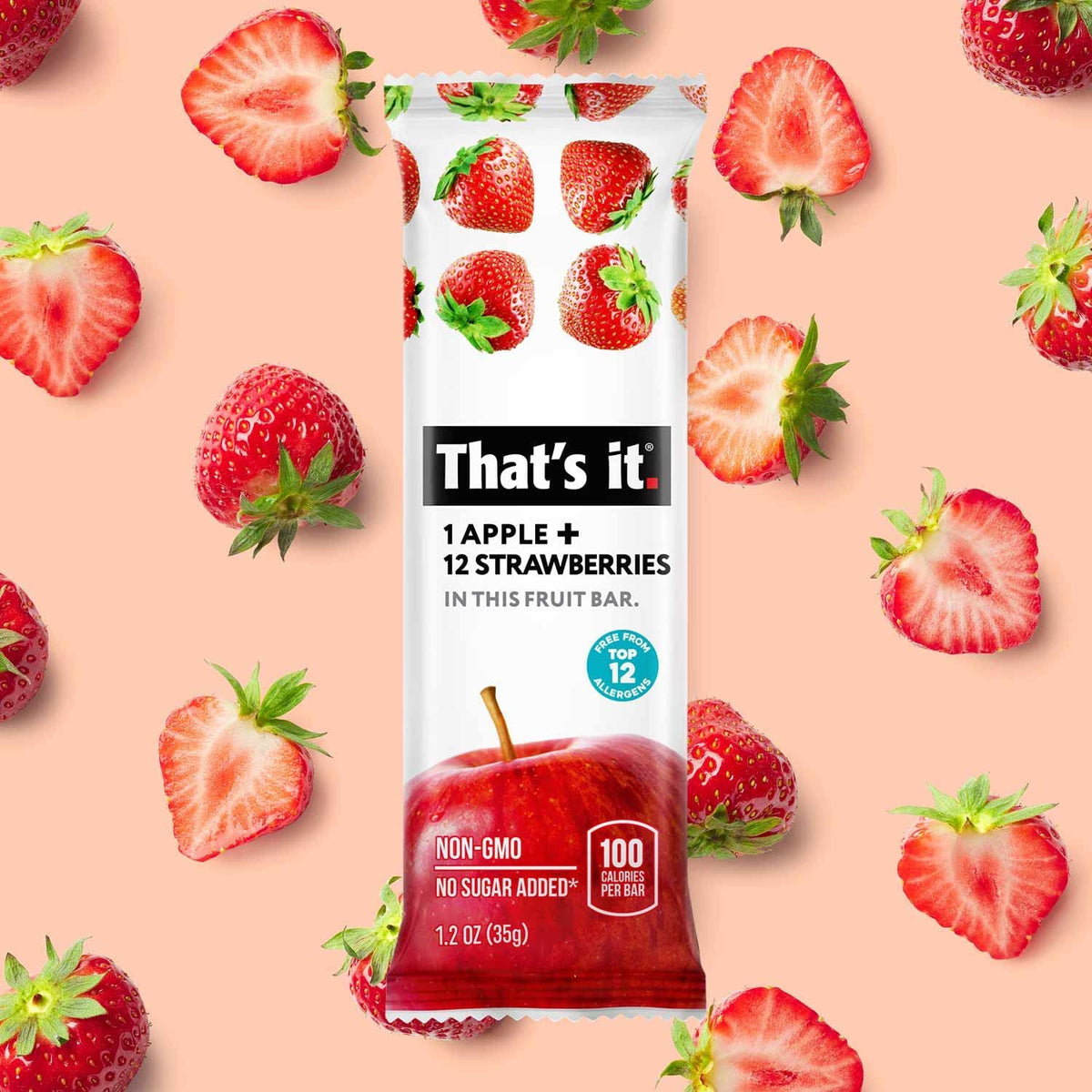 That’s it. Fruit Bars Variety Pack (20 Pack) | 100% Natural Fruit Snacks, Gluten-Free, Vegan & Low Carb | Healthy Snack Bars – Strawberry, Mango, Blueberry, Cherry & Fig