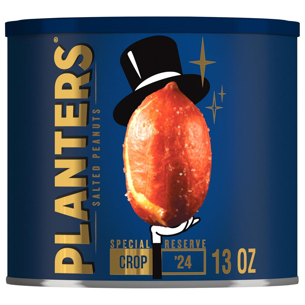 PLANTERS Salted Peanuts, Dry Roasted Peanuts, Party Snacks, Plant Based Protein, Snacks For Adults, 16oz (1 Jar)