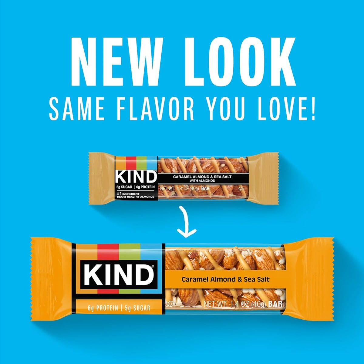 KIND Healthy Snacks Bars Variety Pack, Gluten Free, Low Sugar, High Fiber Snacks, Dark Chocolate Nuts & Sea Salt, Peanut Butter Dark Chocolate, Caramel Almond & Sea Salt, 6-7g Protein, 18 Count