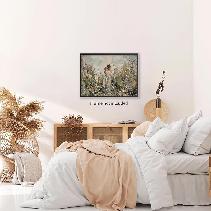 rumlud Nature Flower Poster Vintage Botanical Floral Wall Art Antique