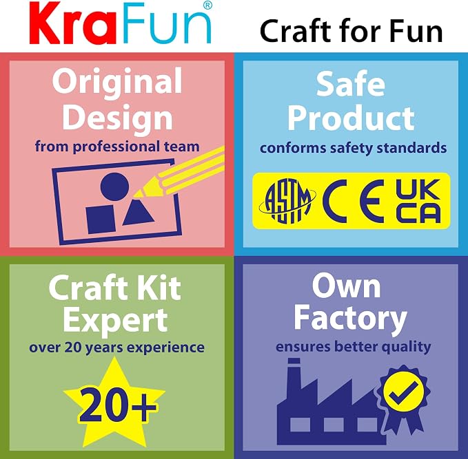 KRAFUN Transport Vehicle Lacing Cards Age 3+ | 5 Projects | 5 vehicle cards: Car, Rocket, Train, Plane & Ship. Builds fine motor skills for toddlers. Beginner activity ages 3+