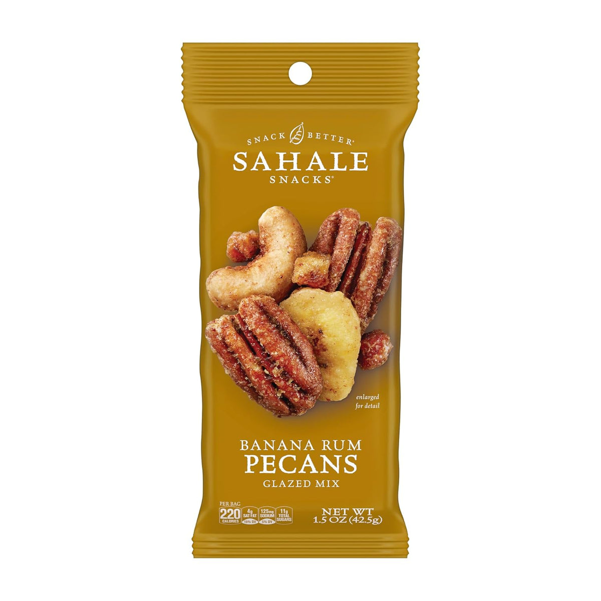 Sahale Snacks Glazed Mix Nut Blend Variety Pack, 1.5 Oz Grab & Go Bags (12 Total Packs) - Four Different Dry-Roasted Deluxe Mixed Nuts Blends Included - Non-GMO Kosher & Certified Gluten-Free Snacks