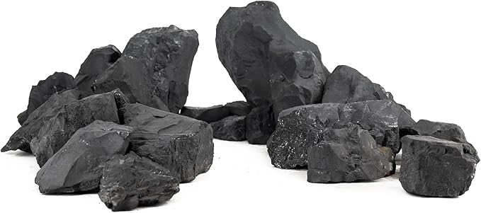 Unocho Aquarium Rock Stone Fish Tank Rocks 5lb Natural Rocks for Aquariums Aquascaping Landscaping Model Tank Decoration Vivariums Paludarium Miniature and Fairy Garden(3"-6"-4pcs)