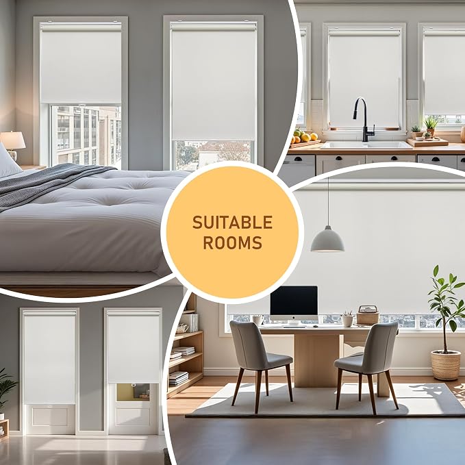 Cordless Roller Shades Blackout Blinds