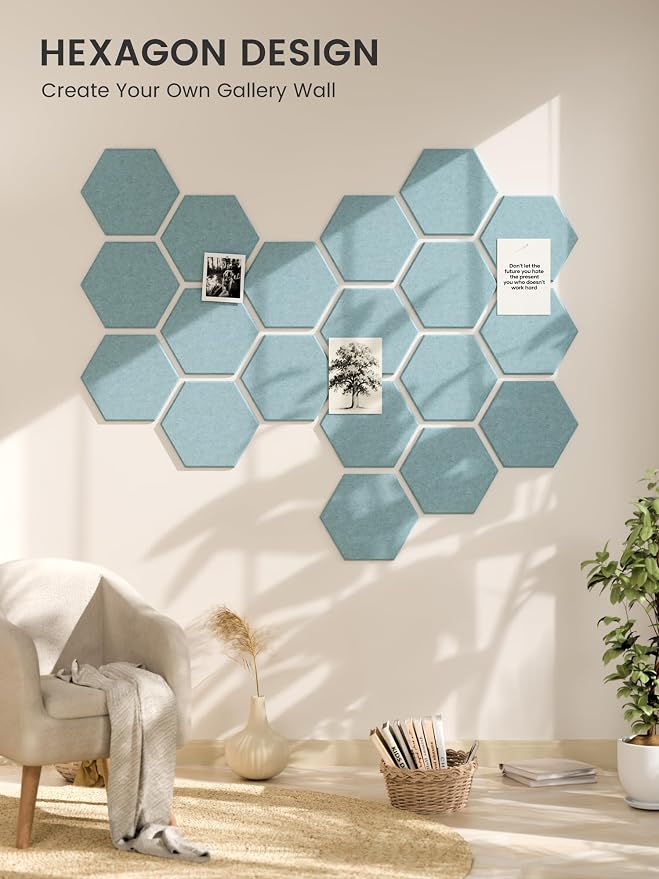 Fluxynara Hexagon Cork Board Alternative