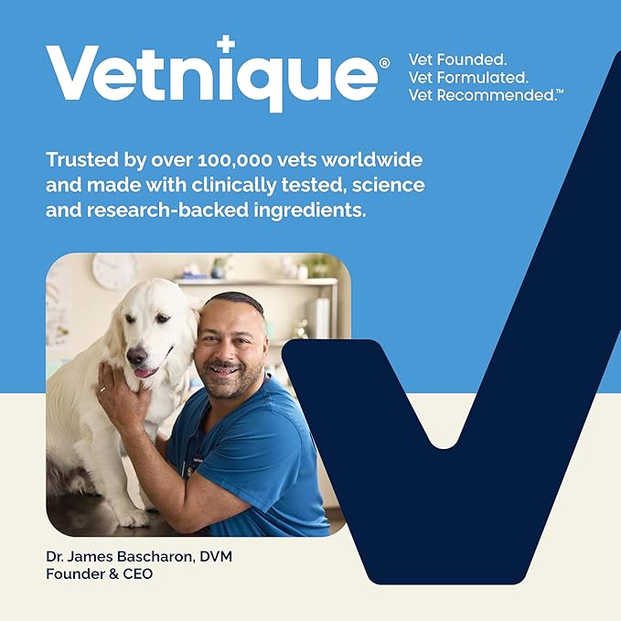Vetnique Glandex Dog Fiber Supplement Powder for Anal Glands with Pumpkin, Digestive Enzymes & Probiotics - Vet Recommended (Regular or Advanced Strength) - Boot The Scoot (5.5oz Powder, Beef Liver)