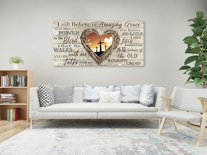 Cao Gen Decor Art A63598 Amazing Grace Wall Art Decor Canvas Print Picture
