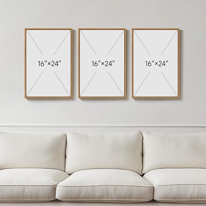 Framed Mid Century Modern Boho Wall Art