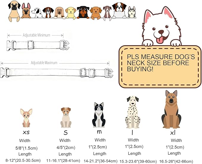 DOGWONG Valentine's Day Dog Collar, Red Heart Dog Collars Female or Male Adjustable Cotton Pet Collar with Quick Release Buckle for Small Medium Large Dogs,XS