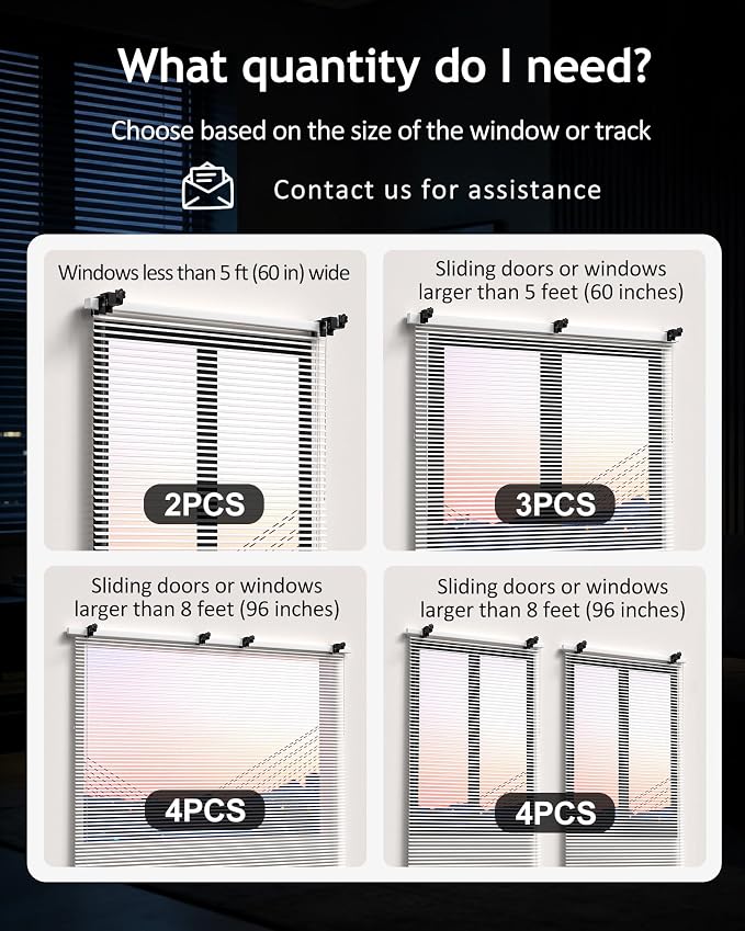 Mimiio No Drill Curtain Rod Brackets