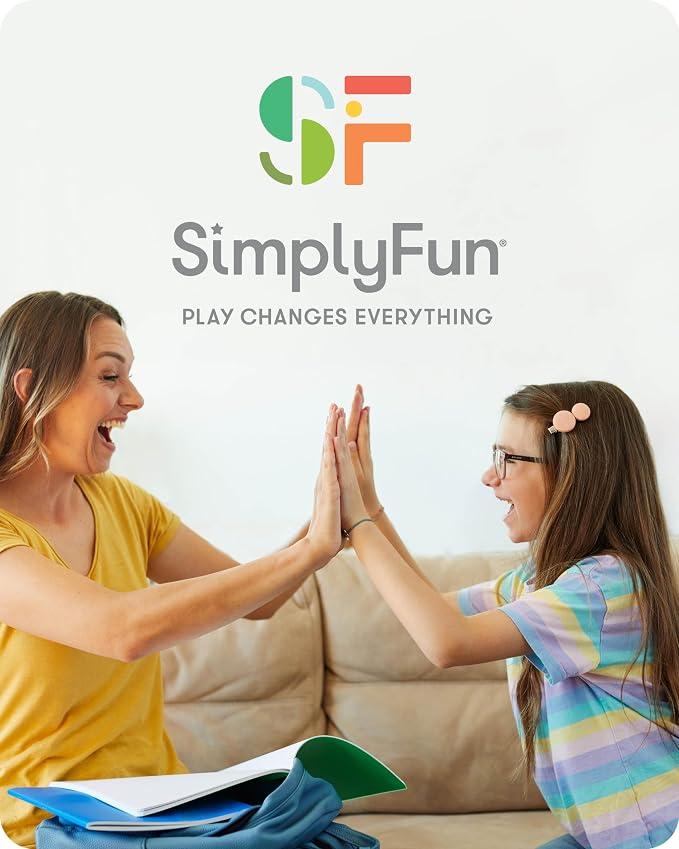 SimplyFun The Climbing Knights - Exciting Castle Climbing Strategy Board Game - Fine Motor Skills - Educational Fun with Magnetic Knights, Guard Pawns, & Premium Components - 2-4 Players, Ages 8 & Up