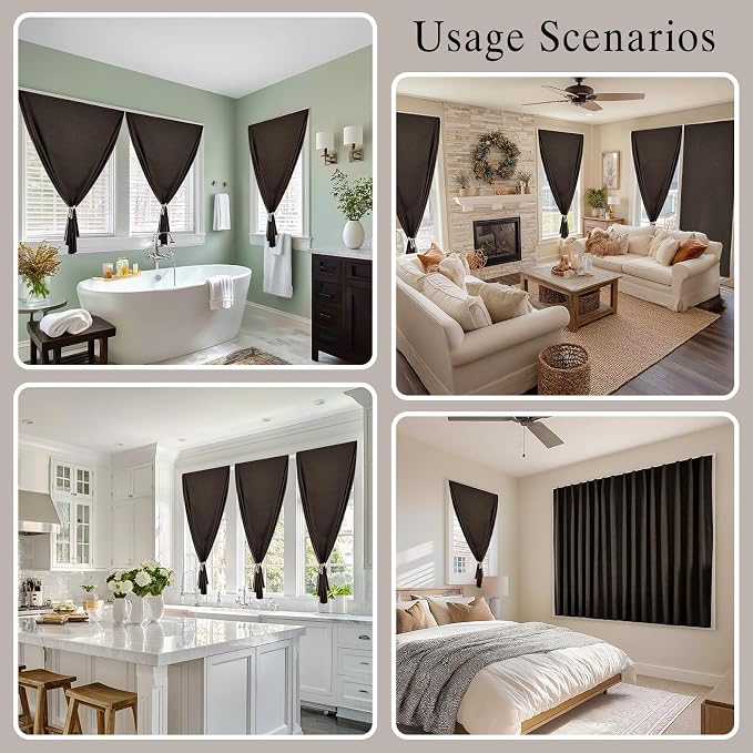 Self-Adhesive Total 100% Blackout Window Treatment