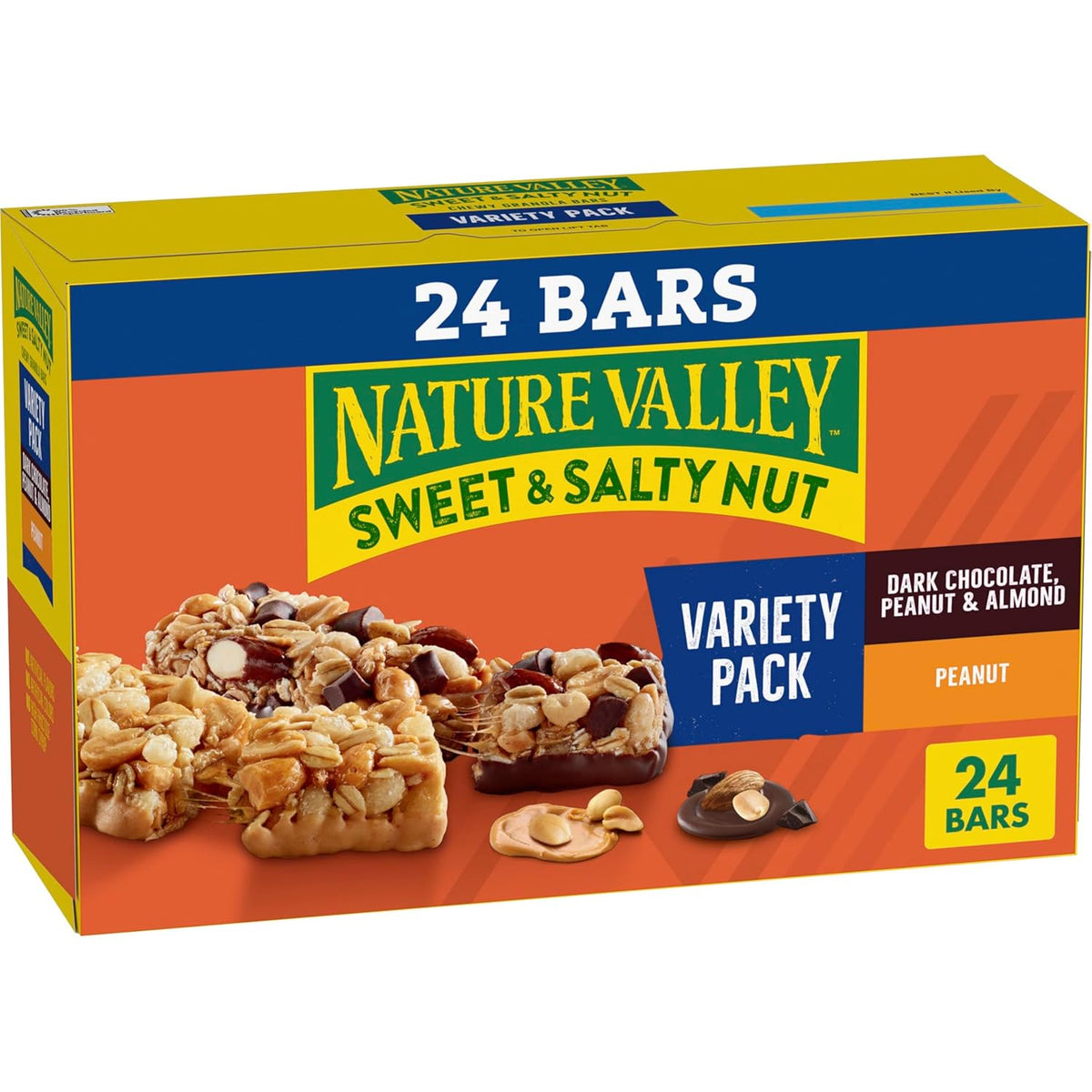 Nature Valley Sweet and Salty Nut Granola Bars, Variety Pack, 15 Bars, 18 oz