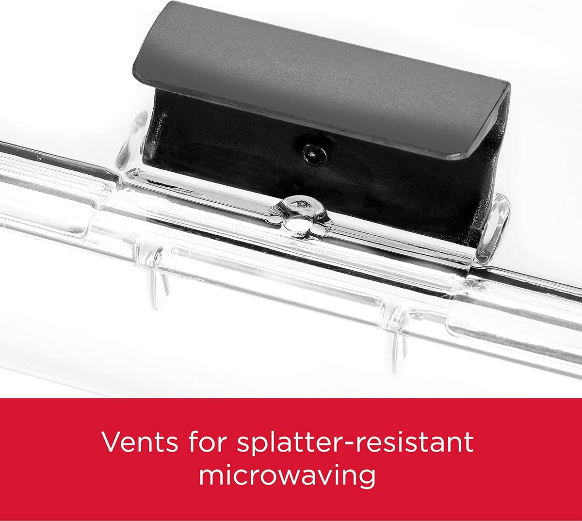 Rubbermaid Brilliance BPA-Free Food Storage Containers with Lids, Airtight Clear Set of 2 (9.6 Cup), Ideal for Lunch, Meal Prep, and Leftovers