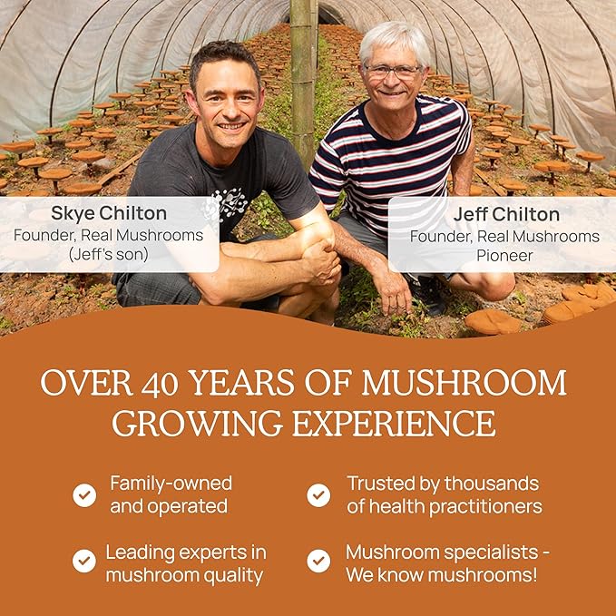 Real Mushrooms Supplement Capsules - Cordyceps Mushroom Powder Rich in Beta Glucans - Mushroom Pills Cordyceps for Energy and Performance - Vegan, Non-GMO, No Grain Fillers, 120 ct