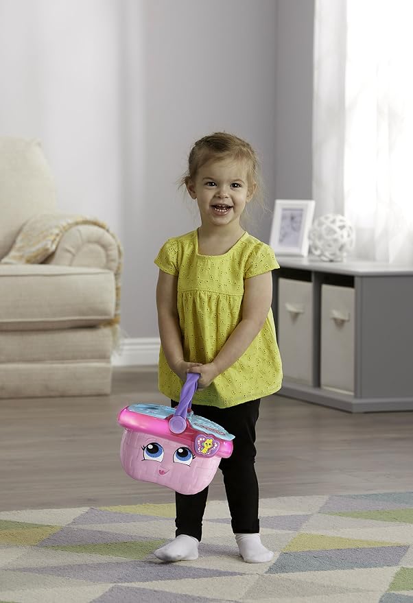 LeapFrog Shapes and Sharing Picnic Basket (Frustration Free Packaging), Pink