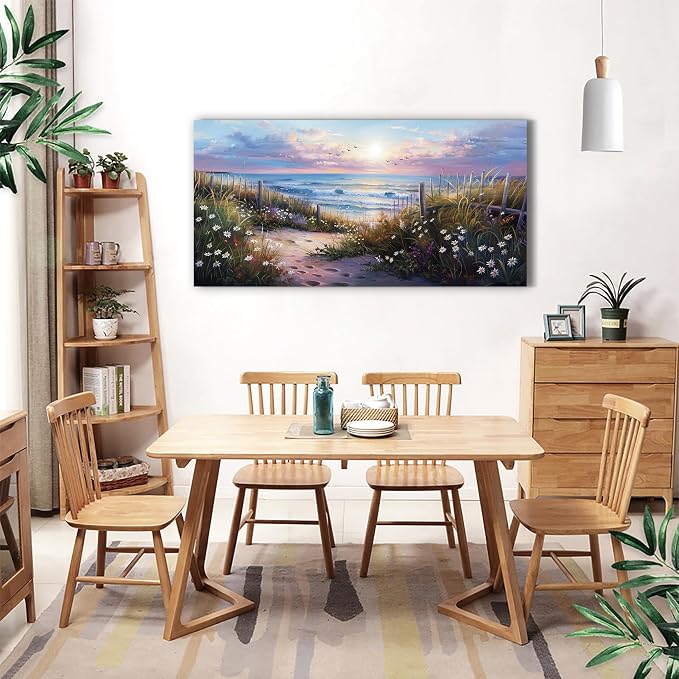 hyidecorart Blue Ocean Artwork Pictures Canvas Wall Art