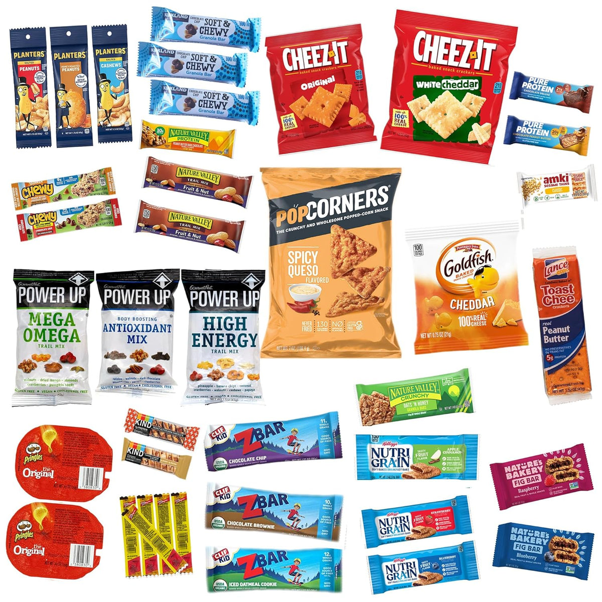 Jumbo Jumble 40-count protein snack gift box variety pack for adults, teens, kids, college, office, birthday