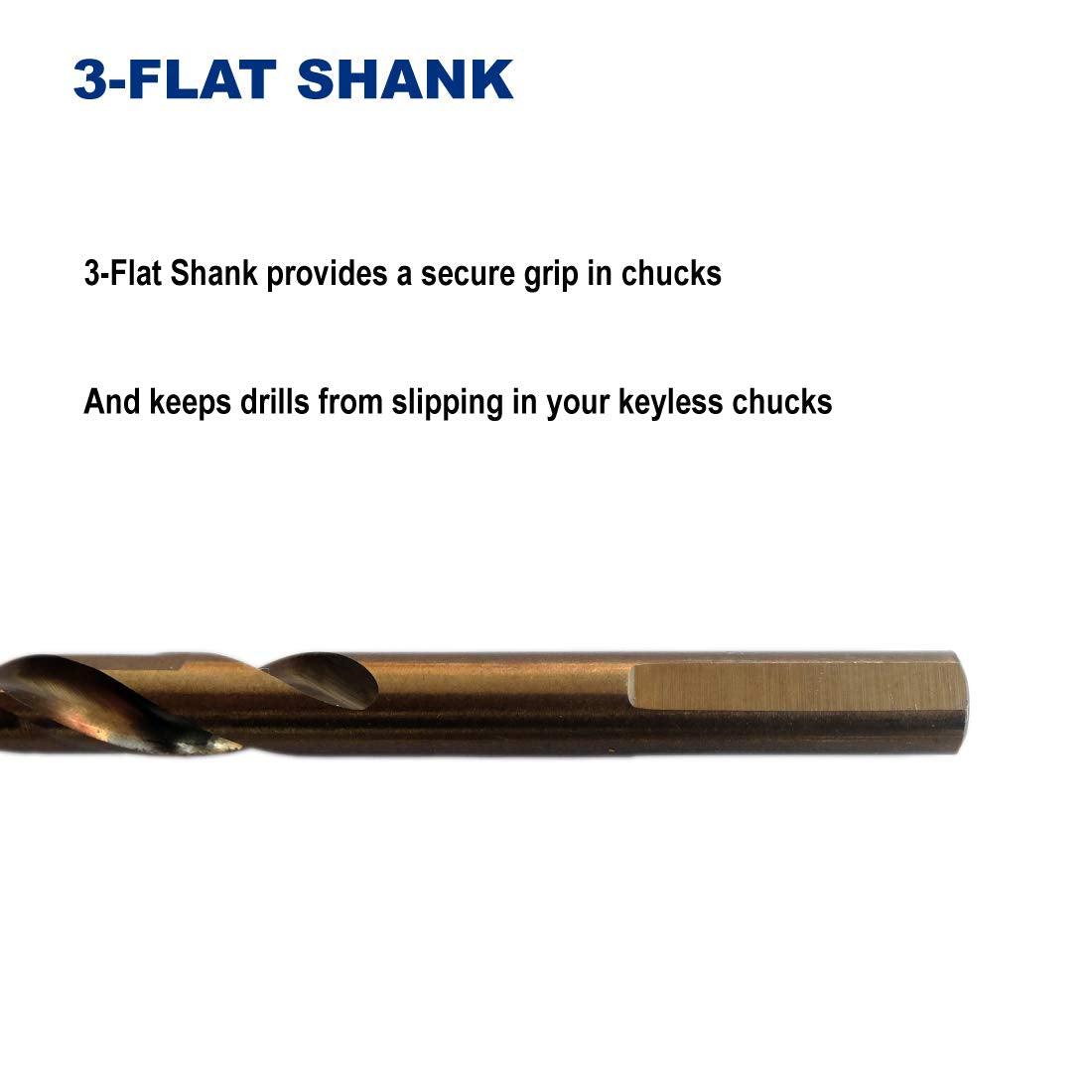 Drill Hulk 9/32-Inch Cobalt Drill Bits – M35, Jobber Length, Pack of 6