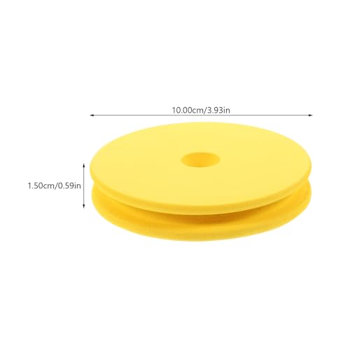 Mipcase 10-Pack EVA Foam Fishing Line Spool Holders 3.74"×3.74"×0.59" | Color-coded, Quick Rig Separation, Lightweight build