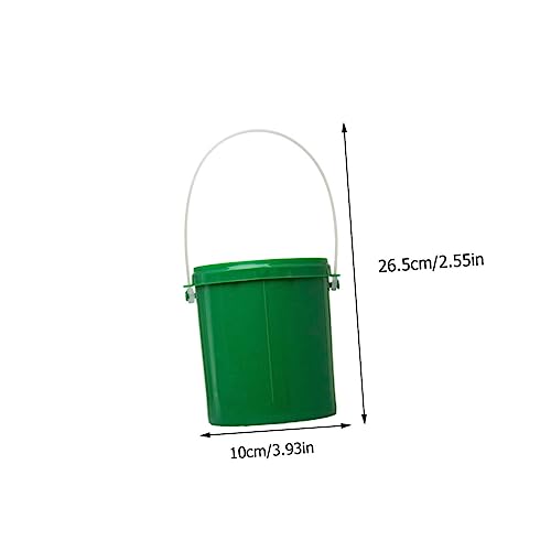 UPKOCH 2pcs Breathable Fishing Bait Bucket for Live Worms and Maggots Durable Plastic Lures Container with Handle Lightweight and Portable Fishing Tool for Outdoor Use