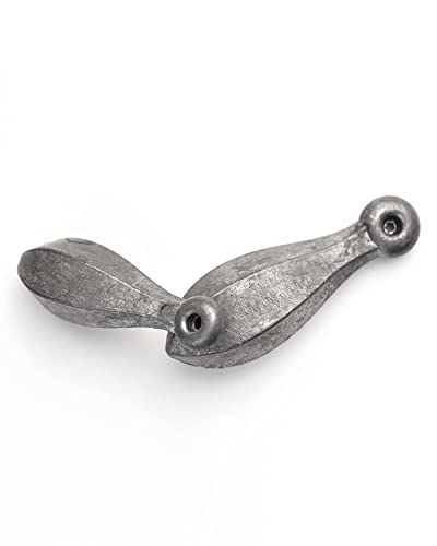 BLUEWING Bank Sinker 1LB/2LB/3LB/5LB/6LB Box Fishing Weights Saltwater Bullet Lead 1oz,2oz,3oz,5oz,8oz,10oz,12oz,16oz,32oz - style: #13 8oz, 2 Pack