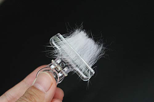 Tigofly 5 pcs/lot CDC Feather Clips Dubbing Hackle Holding Fly Tying Tools | Fly Fishing Accessories, Fly Tying Clips - size: X-Large