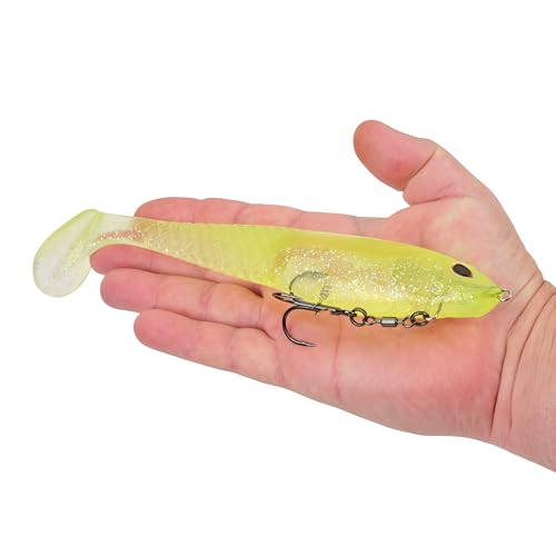 Berkley PowerBait CullShad Fishing Soft Bait - color: Lime Ice, size: 8 in (2.75 oz)