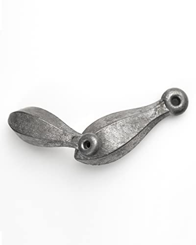BLUEWING Bank Sinker 1LB/2LB/3LB/5LB/6LB Box Fishing Weights Saltwater Bullet Lead 1oz,2oz,3oz,5oz,8oz,10oz,12oz,16oz,32oz - style: #11 5oz, 10 Pack